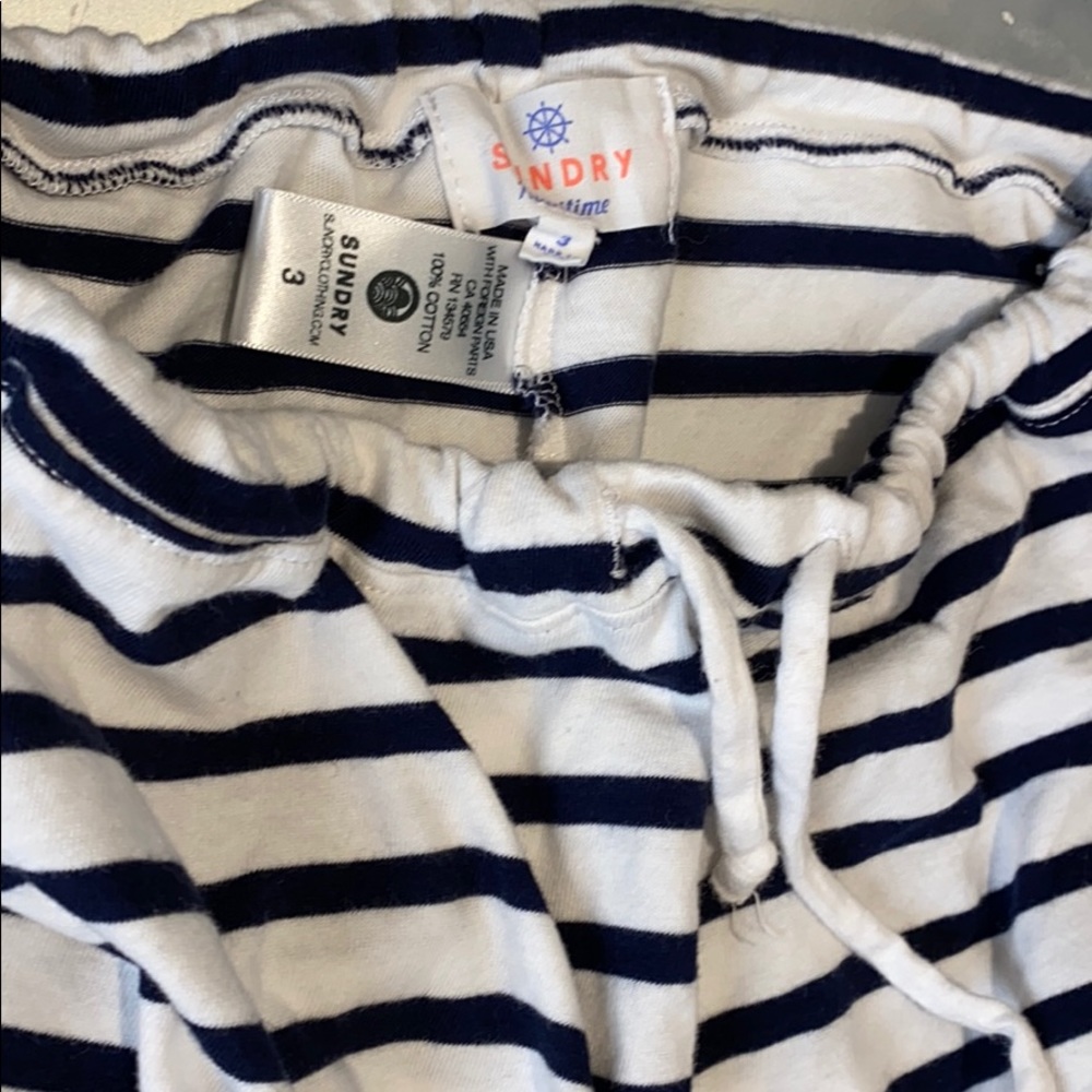 SUNDRY Stripes Dolphin Shorts - 3